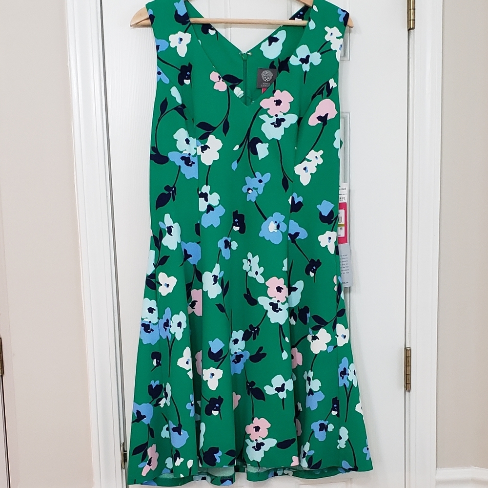 Green Vince Camuto dress